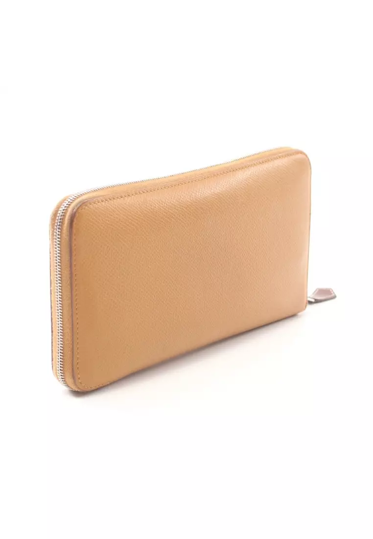 HERMES Calvi Epsom leather Card Holder Brown - 15% OFF