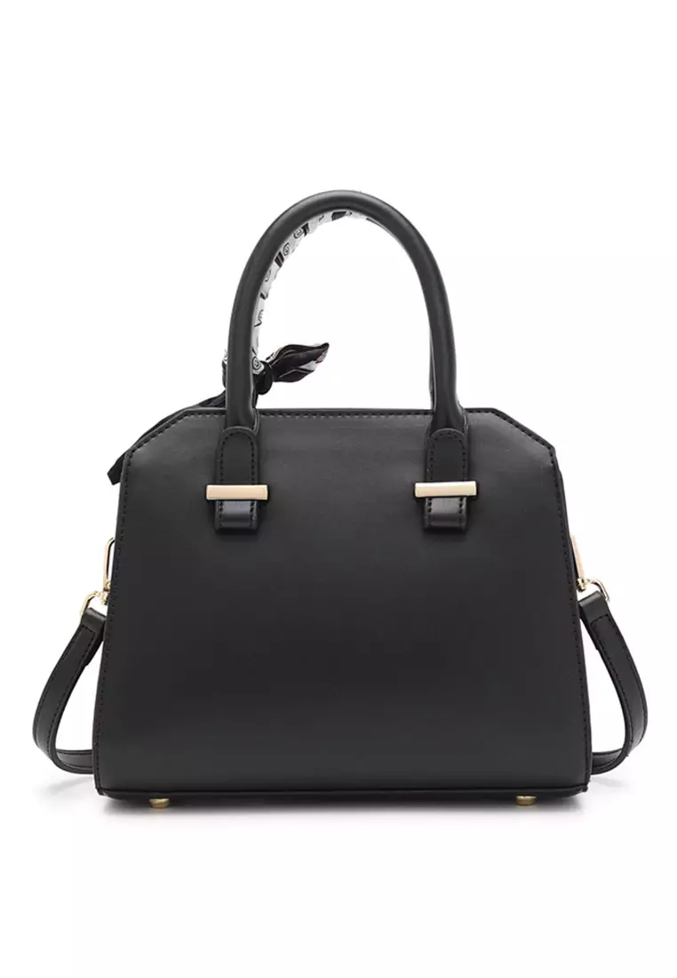 Women's Top Handle Bag / Sling Bag / Crossbody Bag - Black