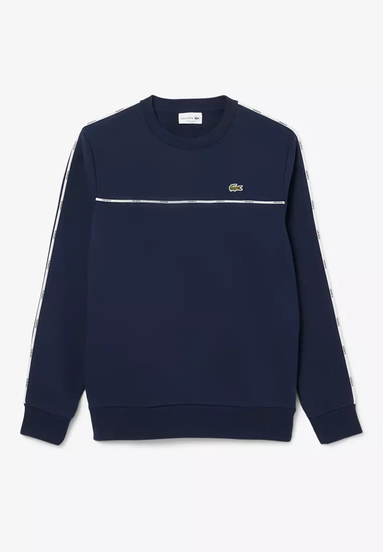 Logo Trim Fleece Sweatshirt