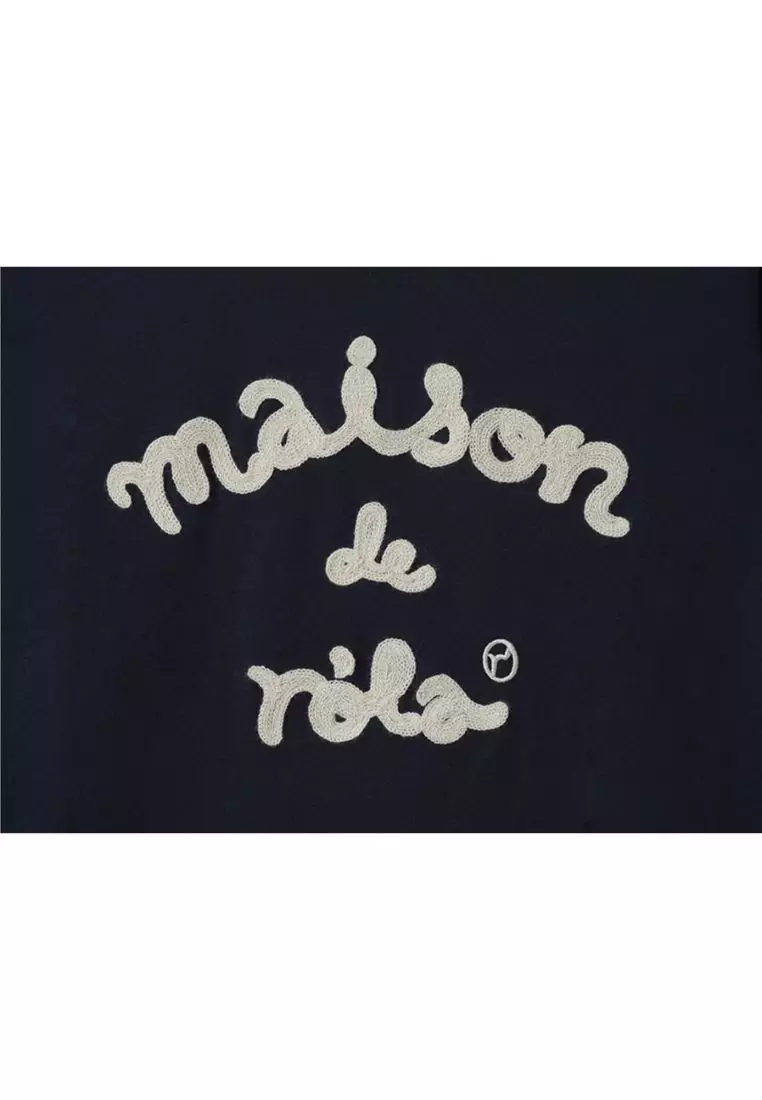 Jual rolarola Maison De Rola Embroidery T-Shirt Navy Original 2026 ...
