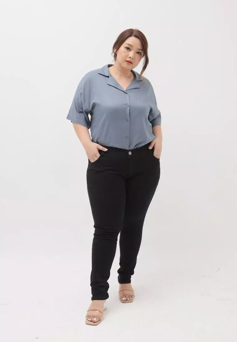 Plus Size Skinny Jeans Beatrice Black