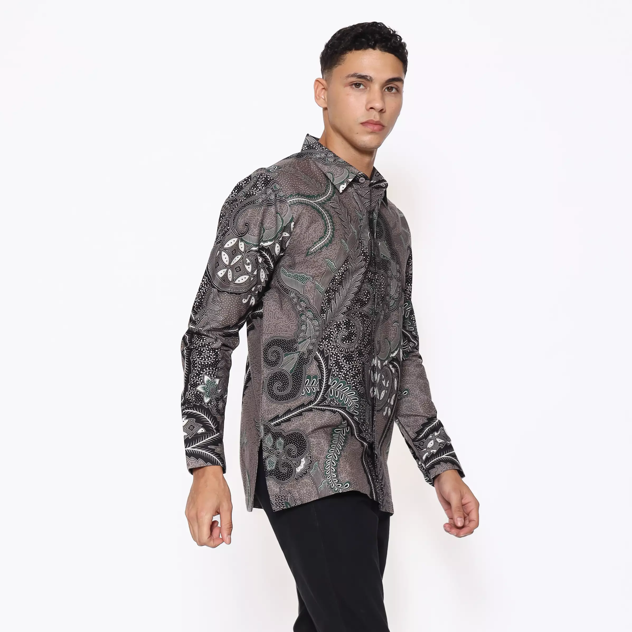 Kemeja Batik Pria - Bhatara Batik Landon - Atasan Kemeja Batik Lengan Panjang