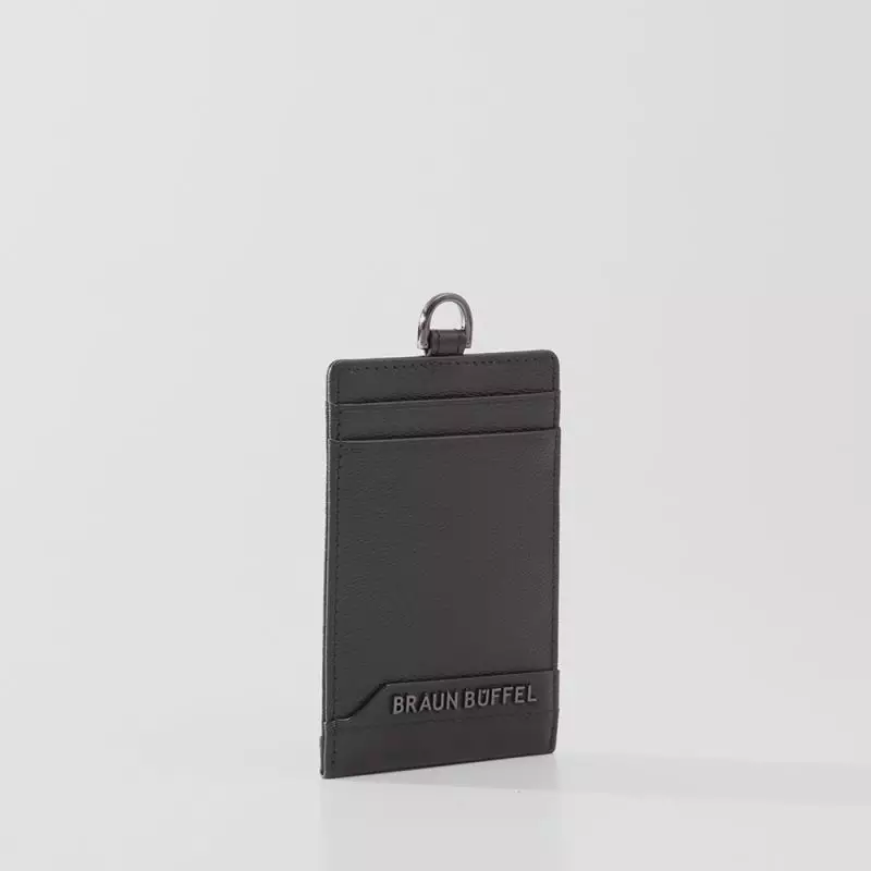 BRAUN BUFFEL DAWN WEAVED LANYARD WITH PASSHOLDER