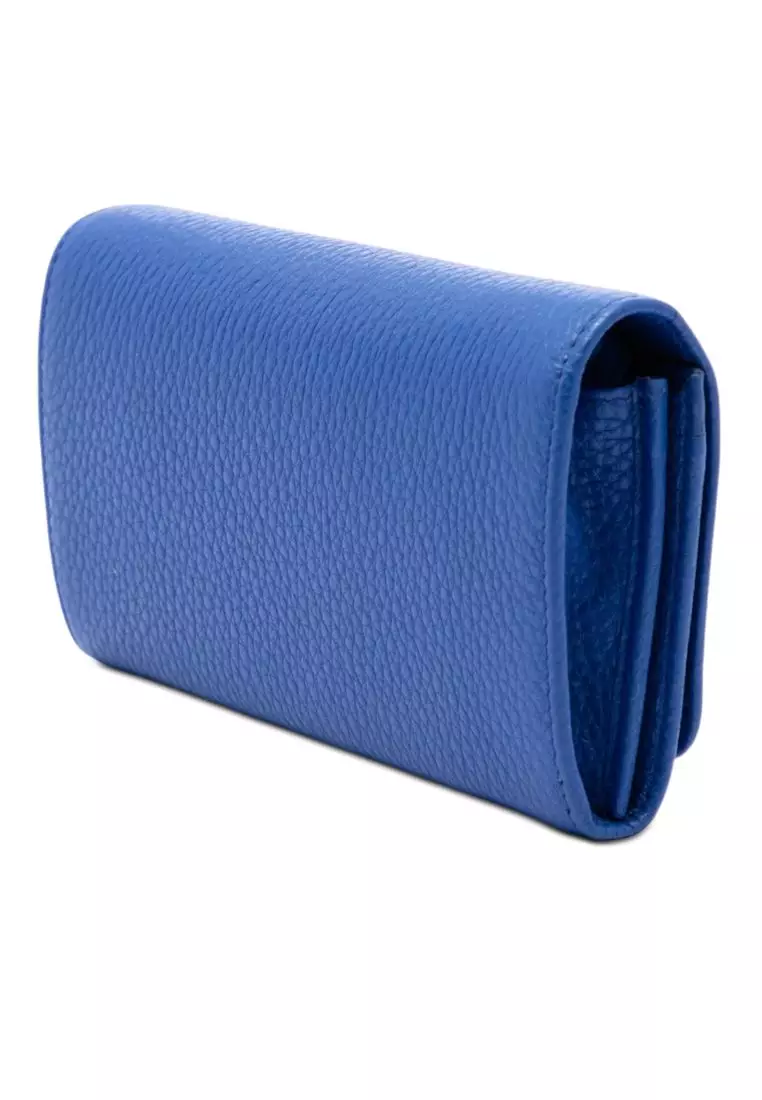 Pre-Loved Prada Vitello Daino Wallet On Strap