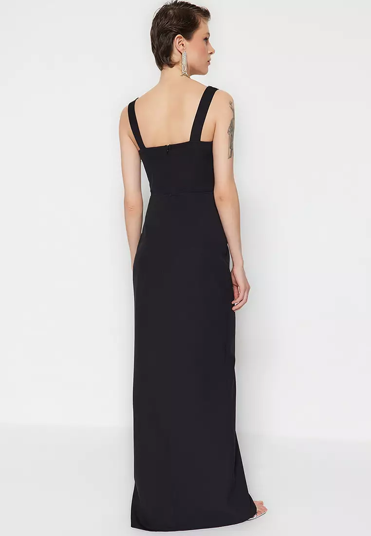 Buy Trendyol Slit Evening Dress Online ZALORA Malaysia