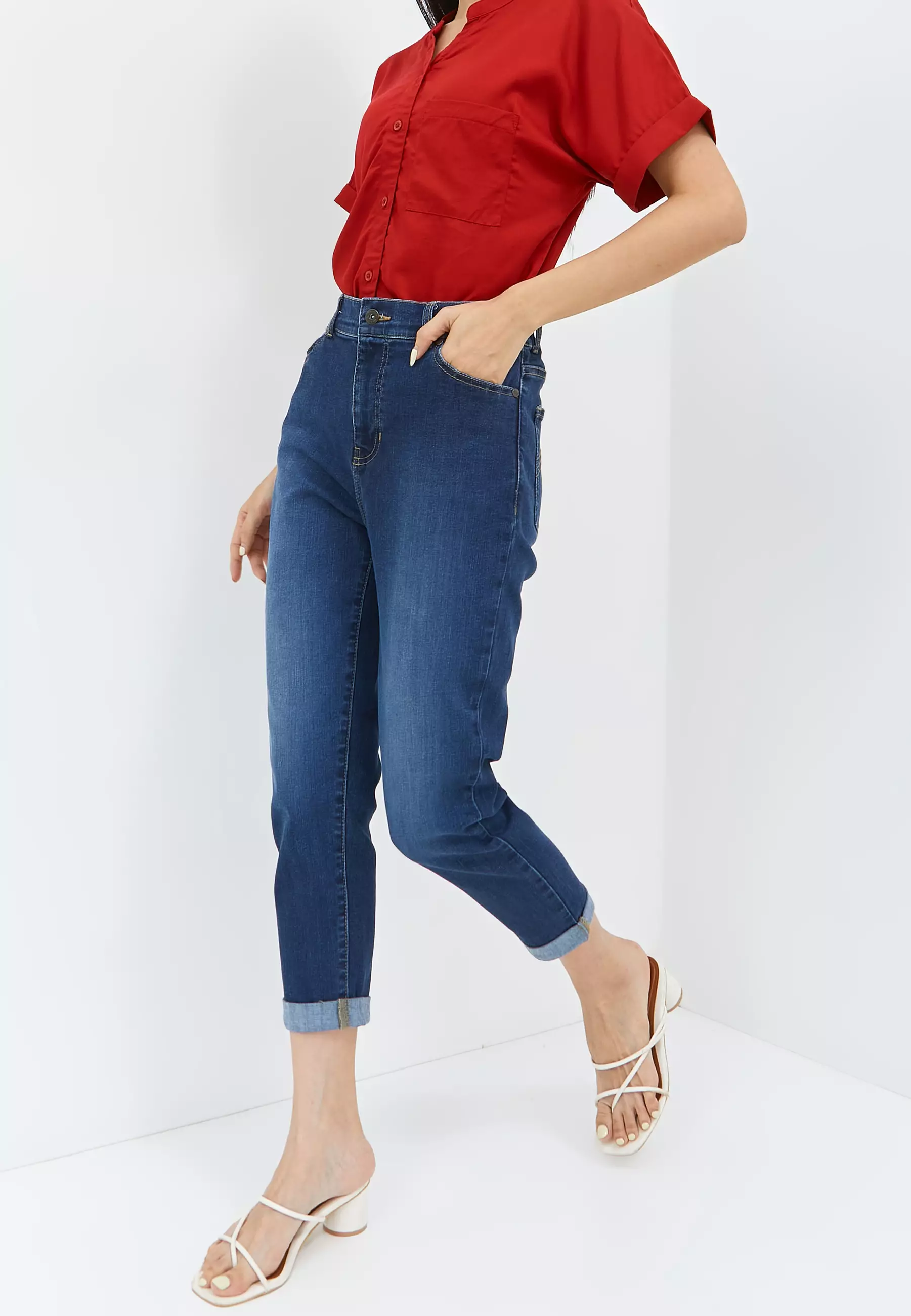 Skinny Jeans 7/8 Dark Blue (G.3806)