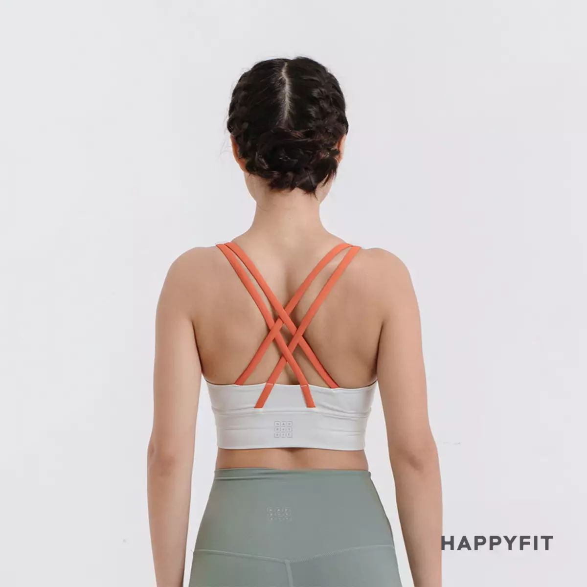 HAPPYFIT JISOO Sports Bra Eggshell Green