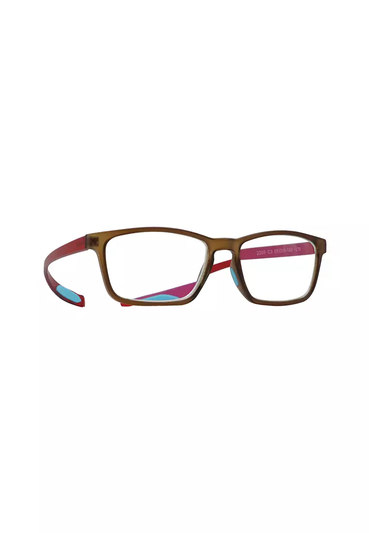 2205 (C3-Brown/Red) +1.25 Anti-Radiation/Computer Reading Glasses