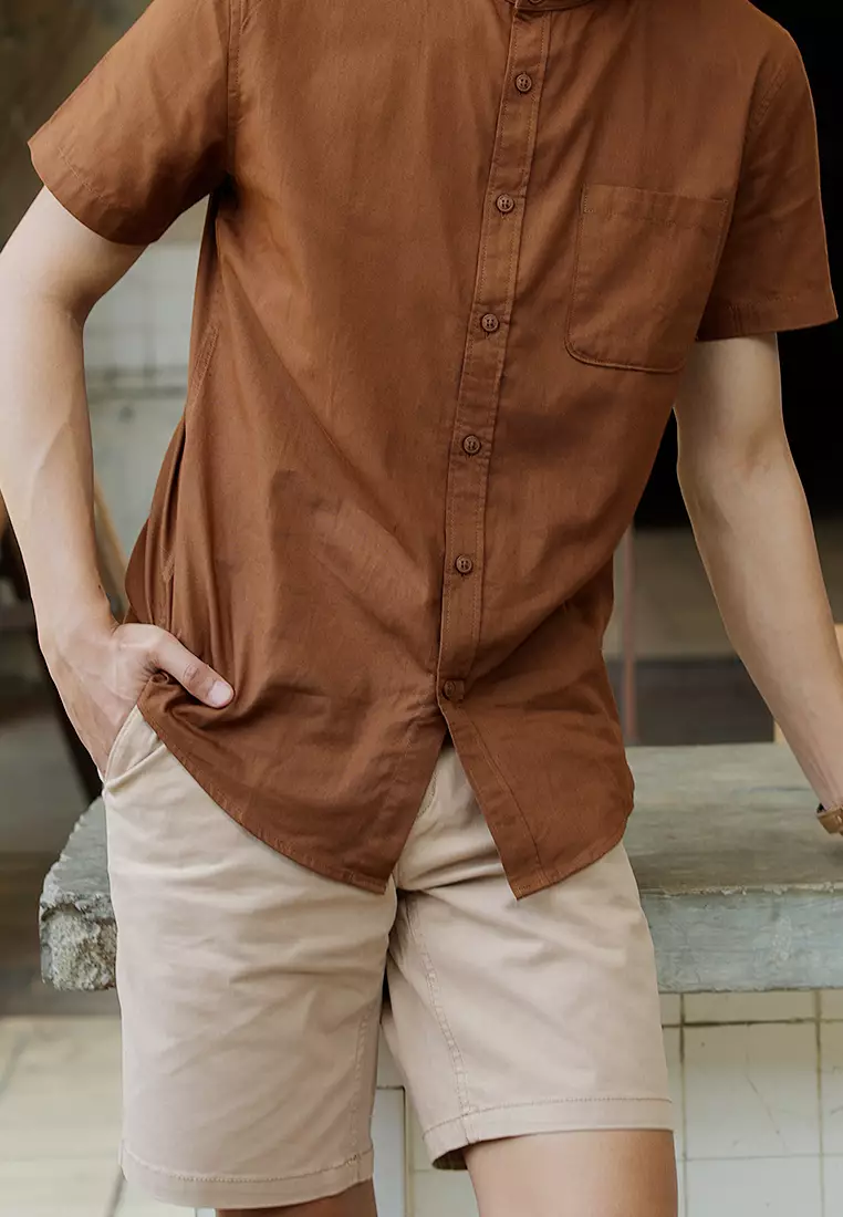 Celana Pendek Chinos SlimFit Light Khakis OXCON