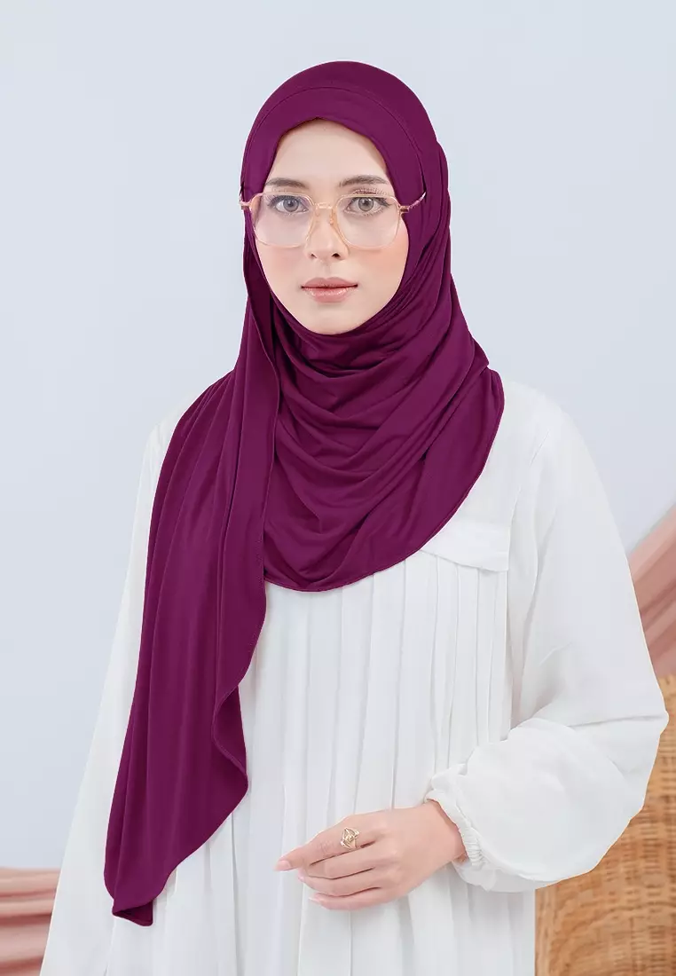 HIJAB INSTAN FAYZA - BURGUNDY