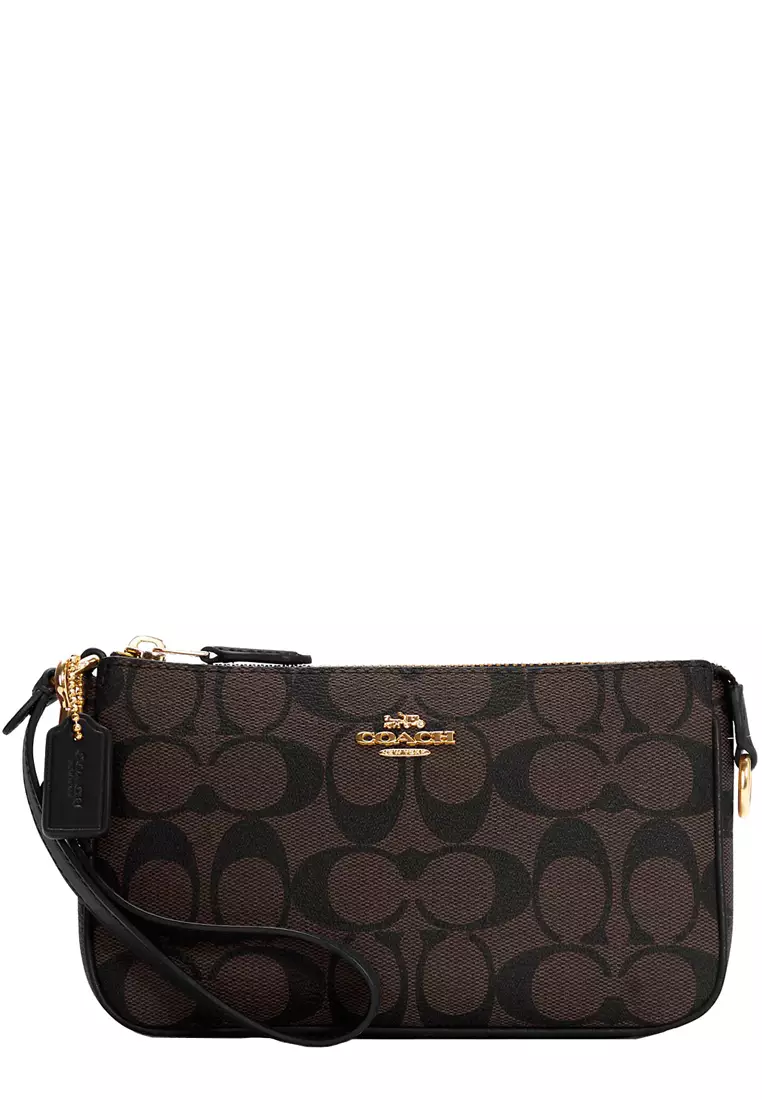 Buy Coach Coach Nolita 19 Wristlet/ Top Handle/ Clutch Bag In Signature