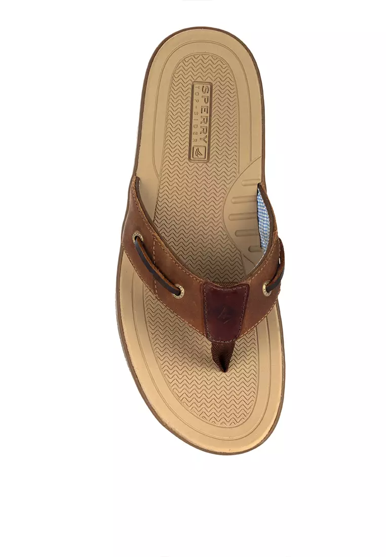 Buy Sperry Men s Baitfish Flip flops Brown 2024 Online ZALORA