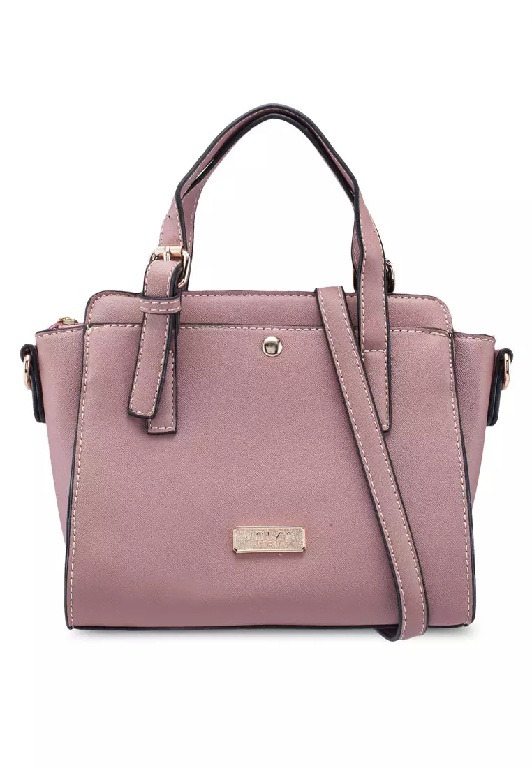 Saffiano Convertible Satchel
