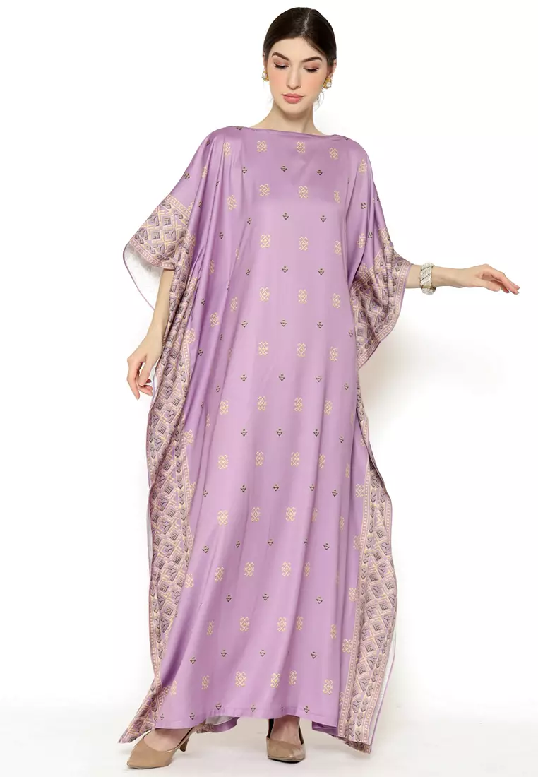 Kanzi Exclusive Short Sleeve Songket Kaftan