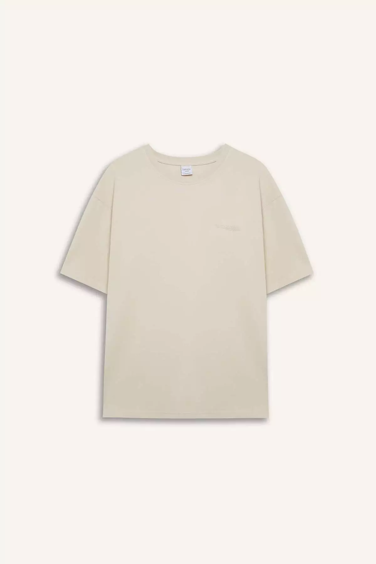 Boxy Fit Crew Neck Printed Short Sleeve T-Shirt E3460Ax25Sp