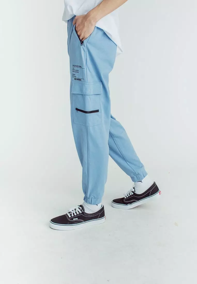 Buy Mossimo Jm Light Blue Loose Fit Cargo Pants 2024 Online