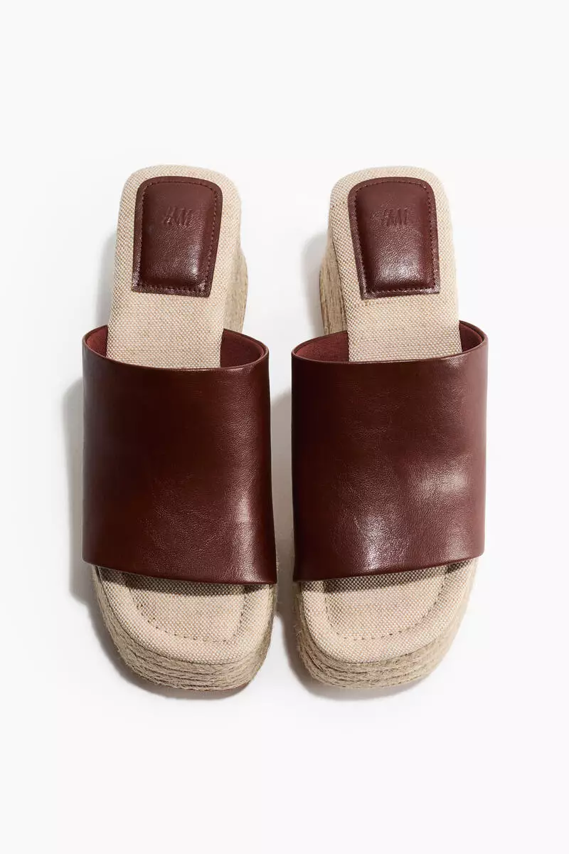 Heeled espadrilles