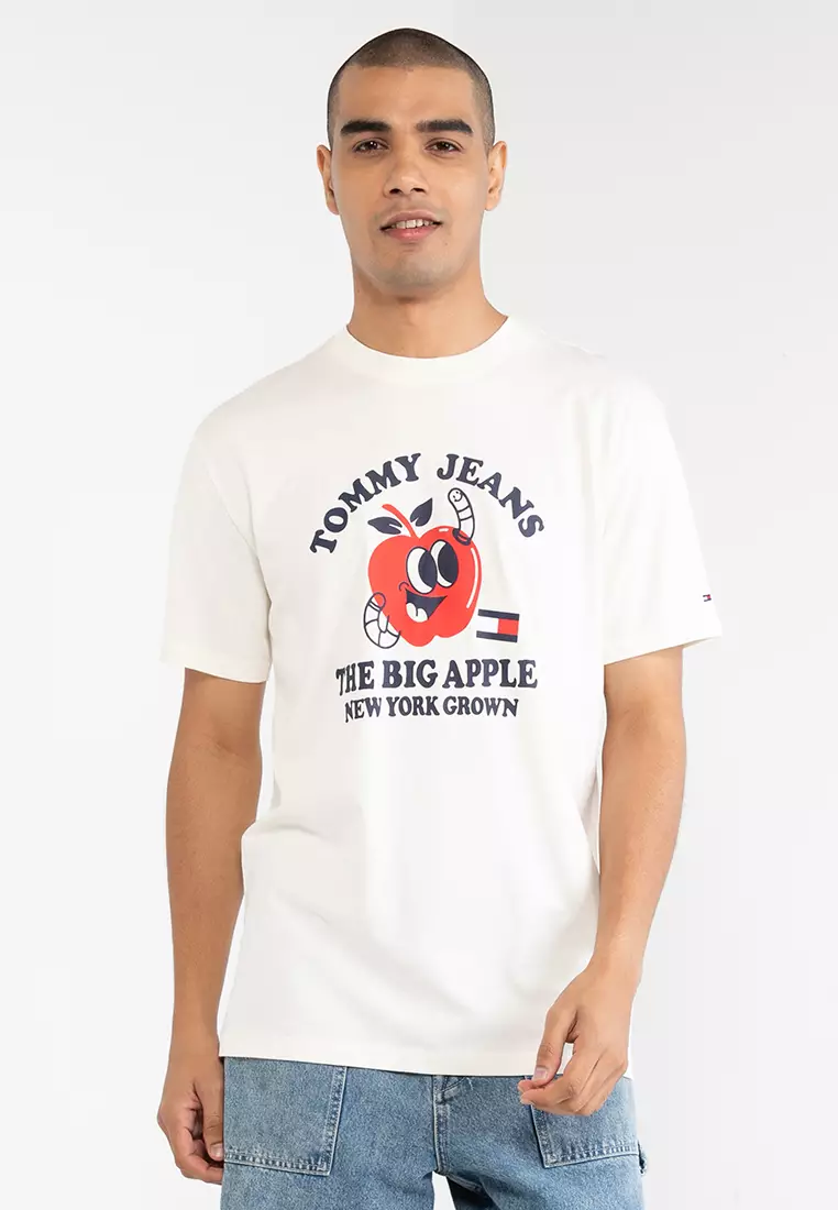 Linear Fire Flag Tee - Tommy Jeans