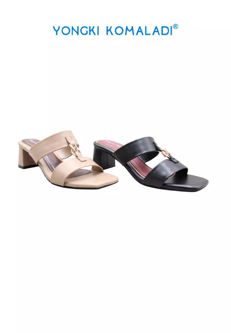 [ ORIGINAL ] YONGKI KOMALADI HEELS OL-CLS7371-23 HITAM
