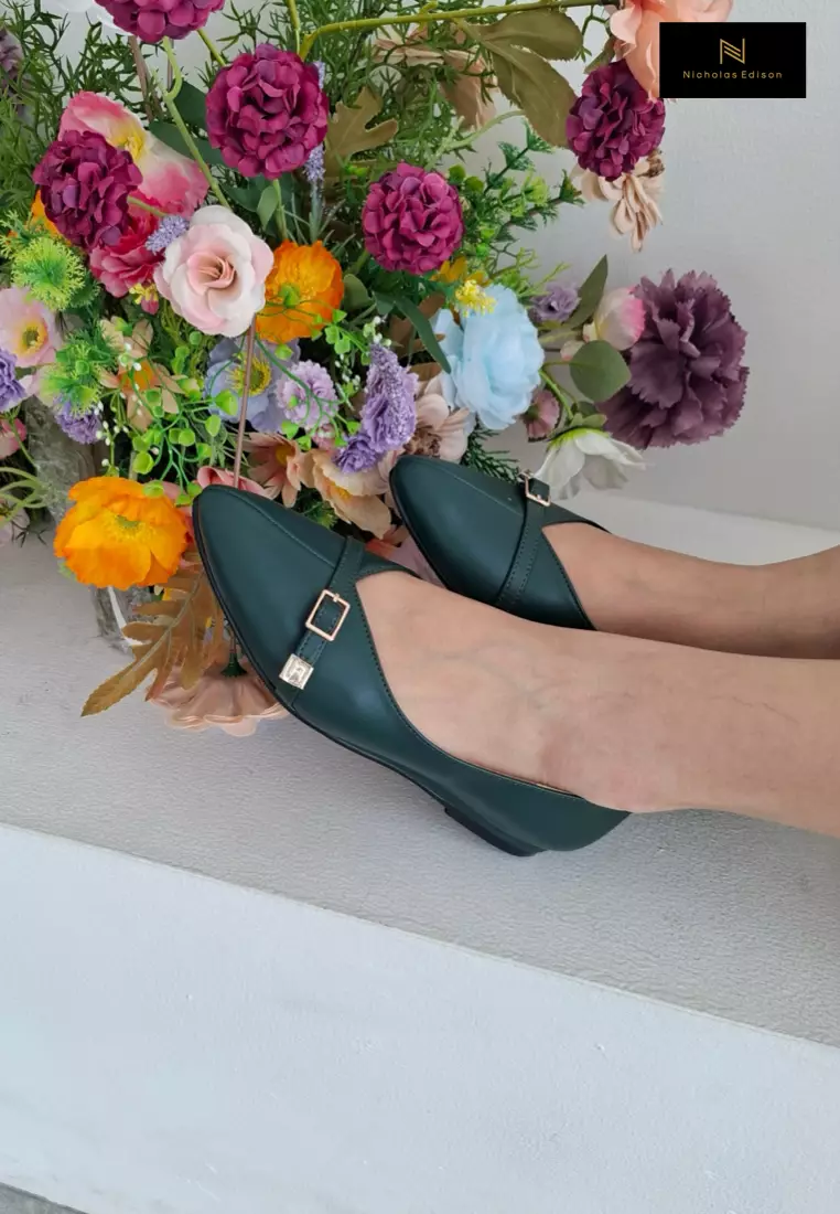 Nicholas Edison Flat Jolie Dark Green