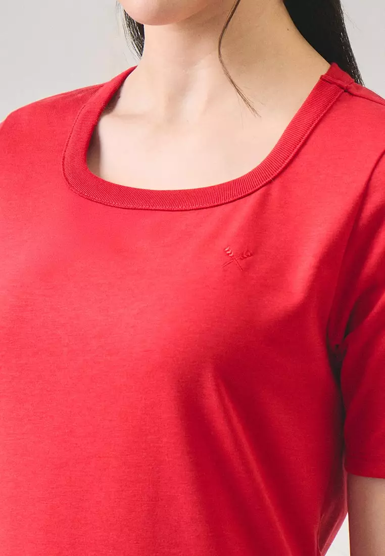 Square Neck Basic T-Shirt