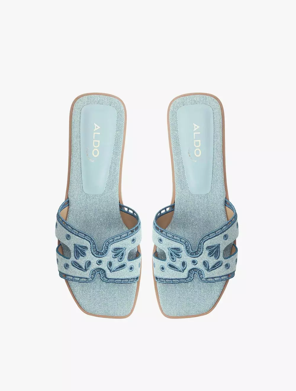 Aldo Itsandal Women's Flat Sandals - Denim