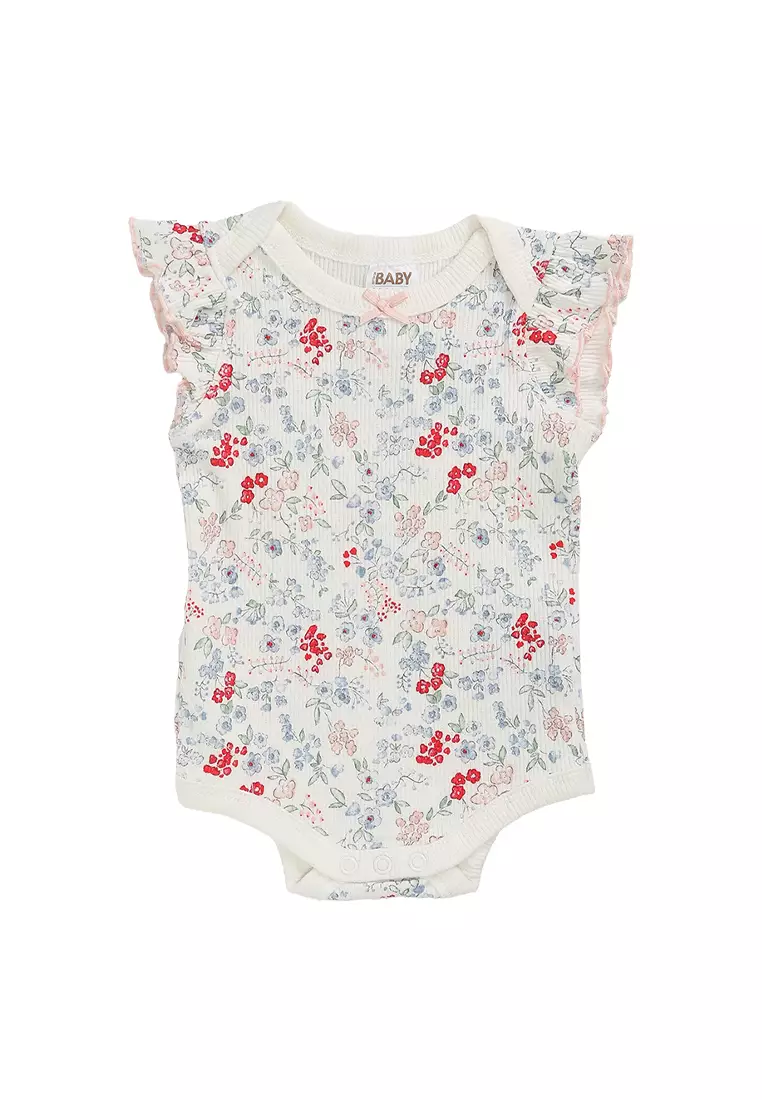 Organic Pointelle Flutter Bubbysuit