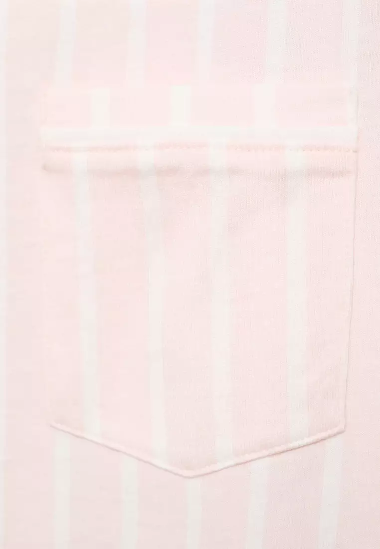 Striped Long Pyjama Set