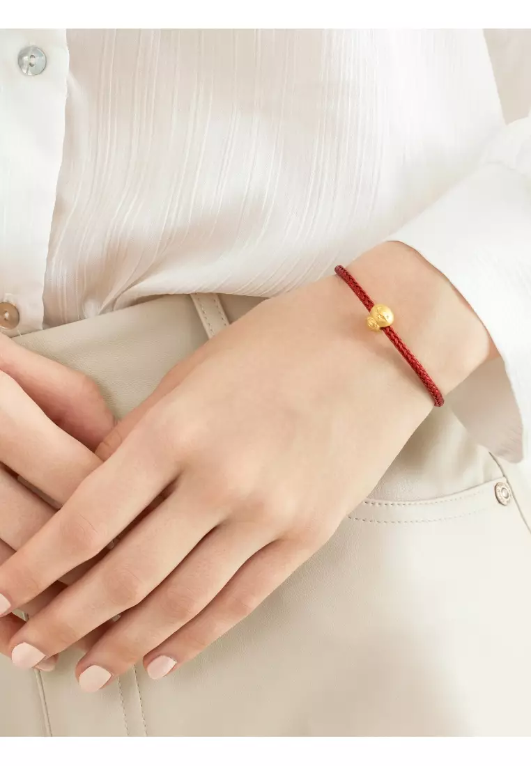 Charme 999 24K Gold Chinese Zodiac Snake Charm 93696C (Bracelet not included)