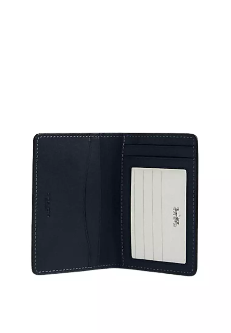 Coach ID Wallet In Midnight Navy CR379