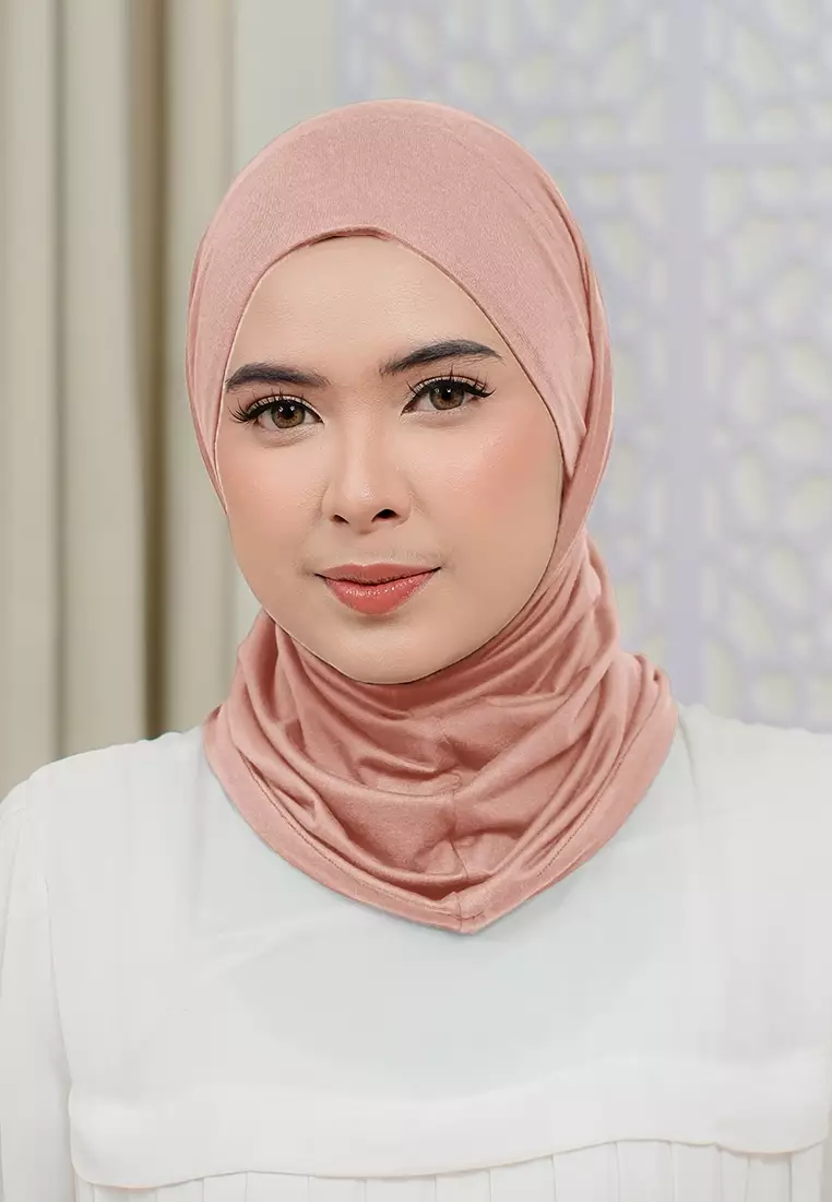 HIJAB INSTAN LUMA - PEACH PINK