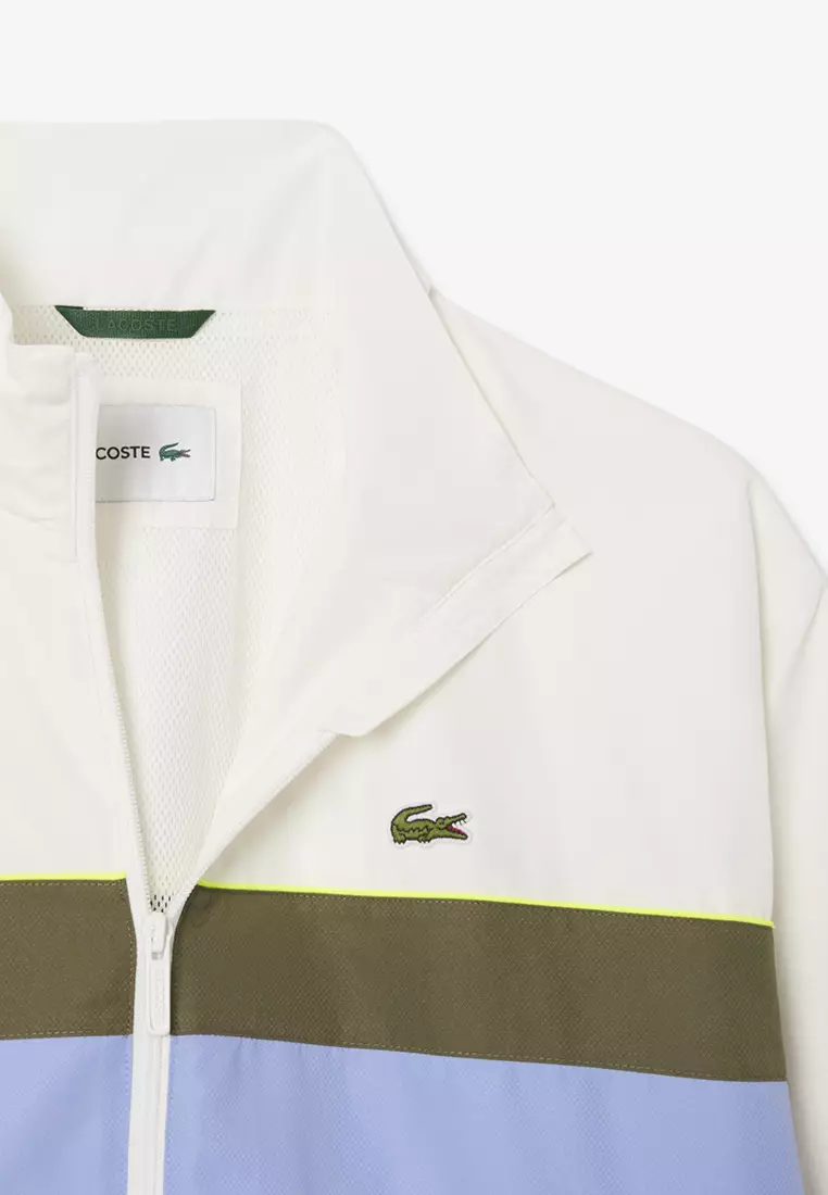 Colour-Block Water-Repellent Track Jacket