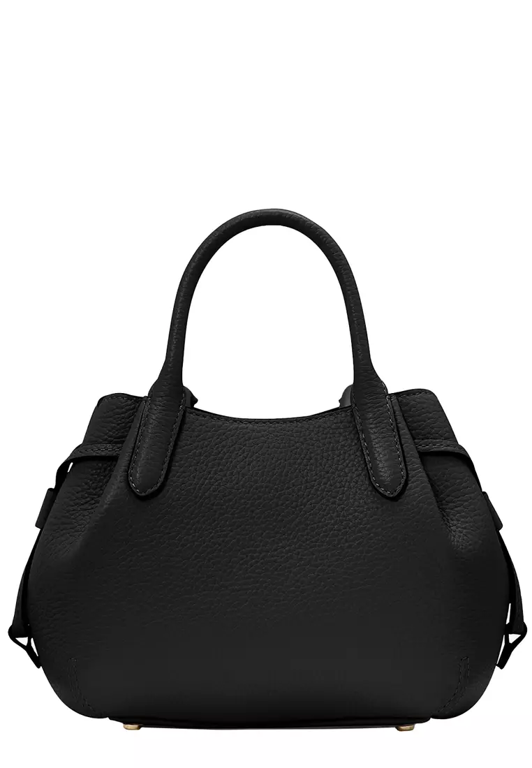 Dumpling Mini Satchel Bag in Black KI859