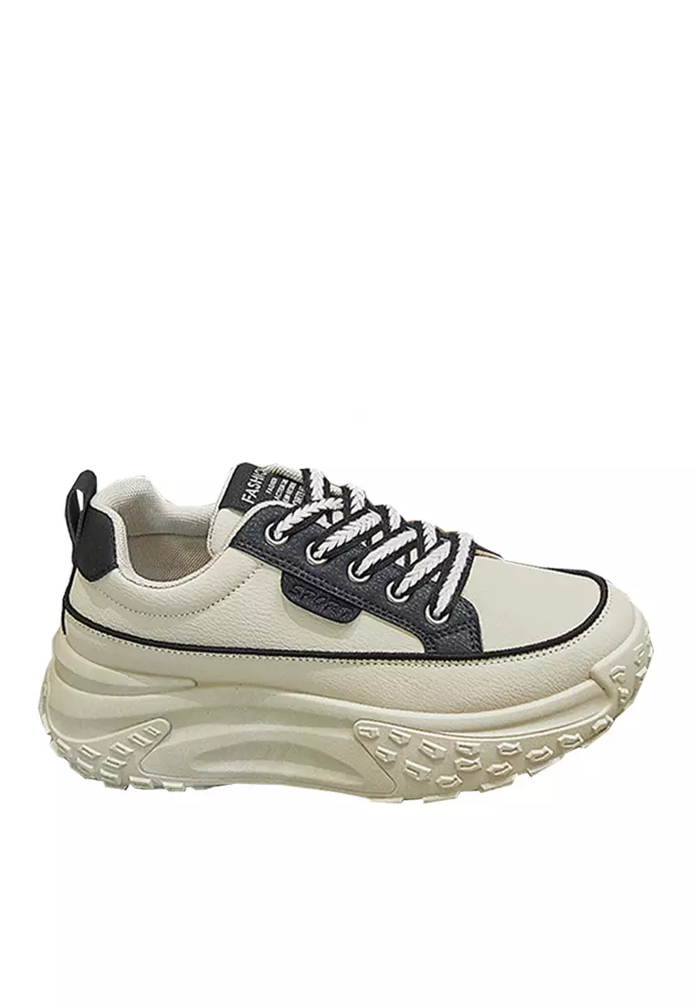 Discount on Twenty Eight Shoes  shoes - SKU: VANSA Fashion Color Block Platform Casual Shoes VPW-TXW021