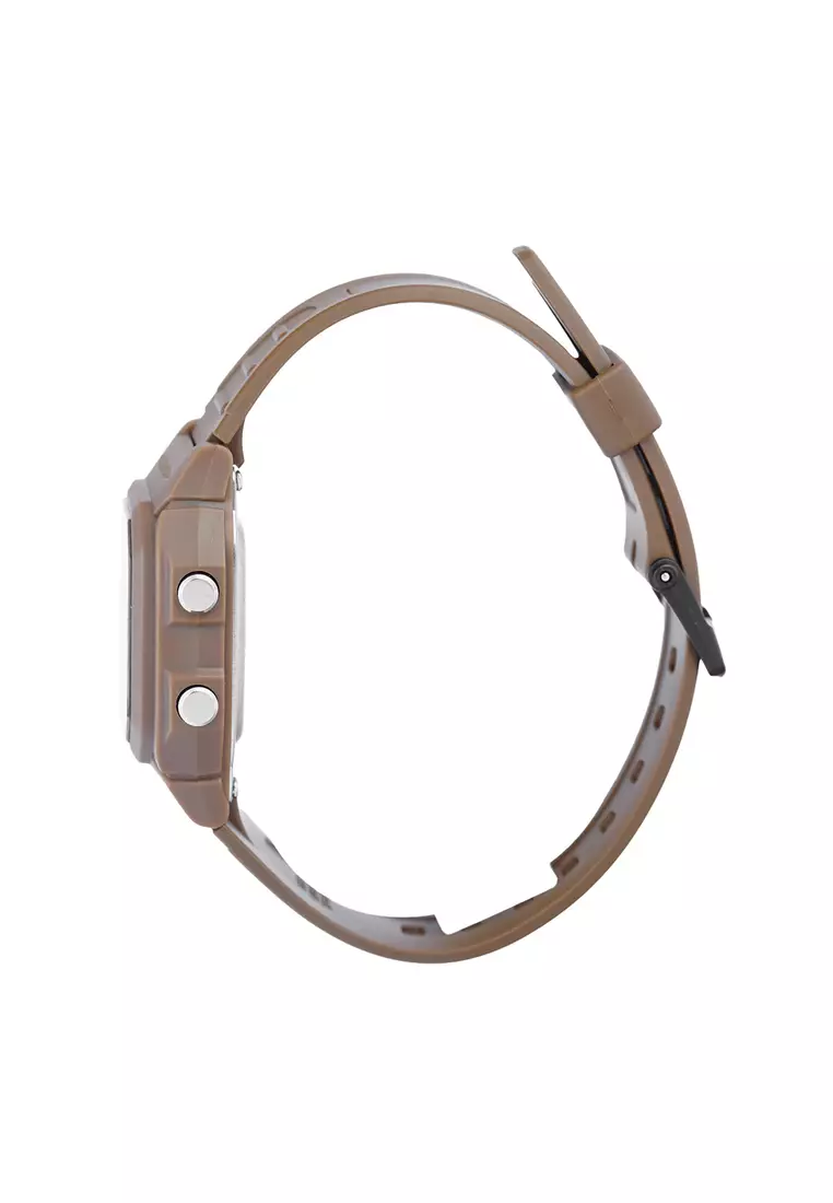 Men Digital Sport Watch W-800H-5AV Brown Resin Strap