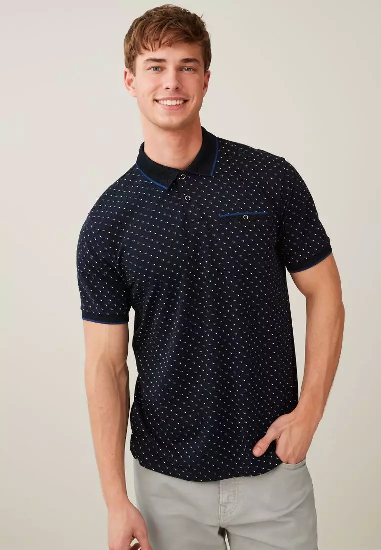 Buy NEXT Print Polo Shirt Online ZALORA Malaysia