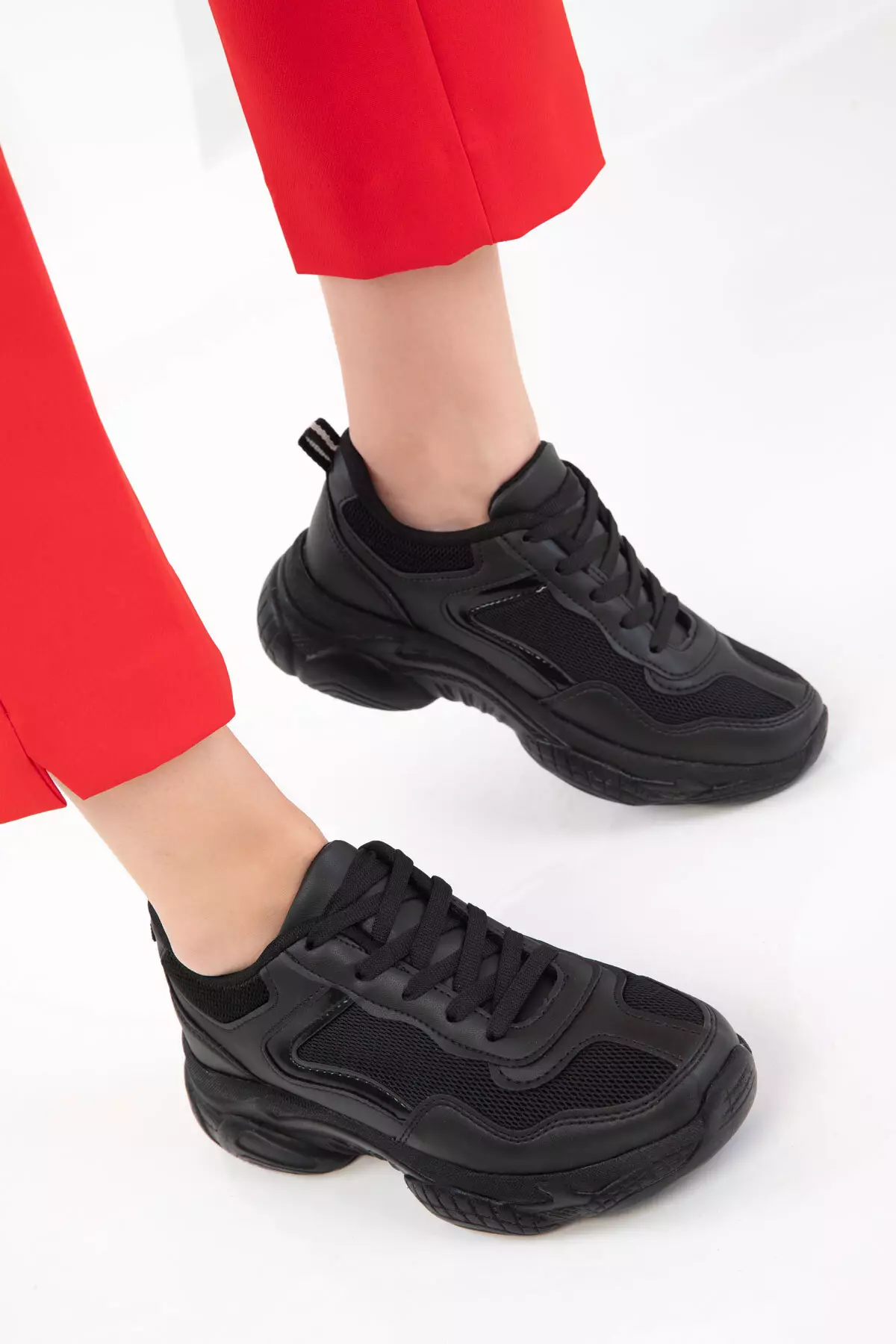 Black-Black Women's Sneaker 20610