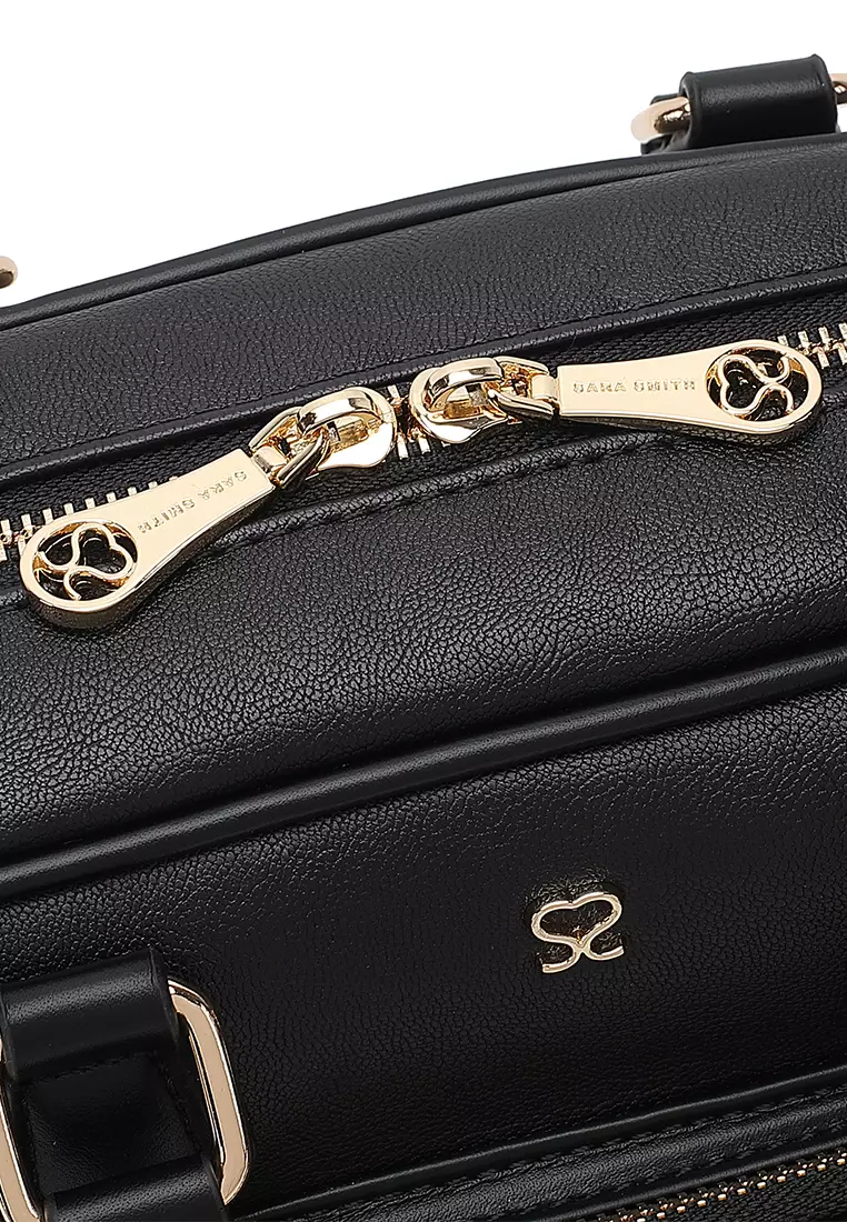 Women's Top Handle Bag / Sling Bag / Crossbody Bag / Shoulder Bag (Tas Tangan / Tas Selempang / Tas Bahu) - Hitam