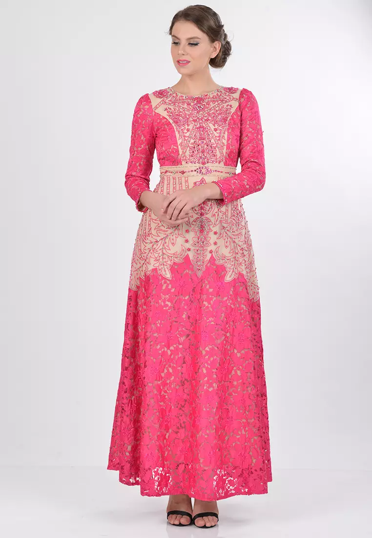 Bibiq Gamis Tile Bordir