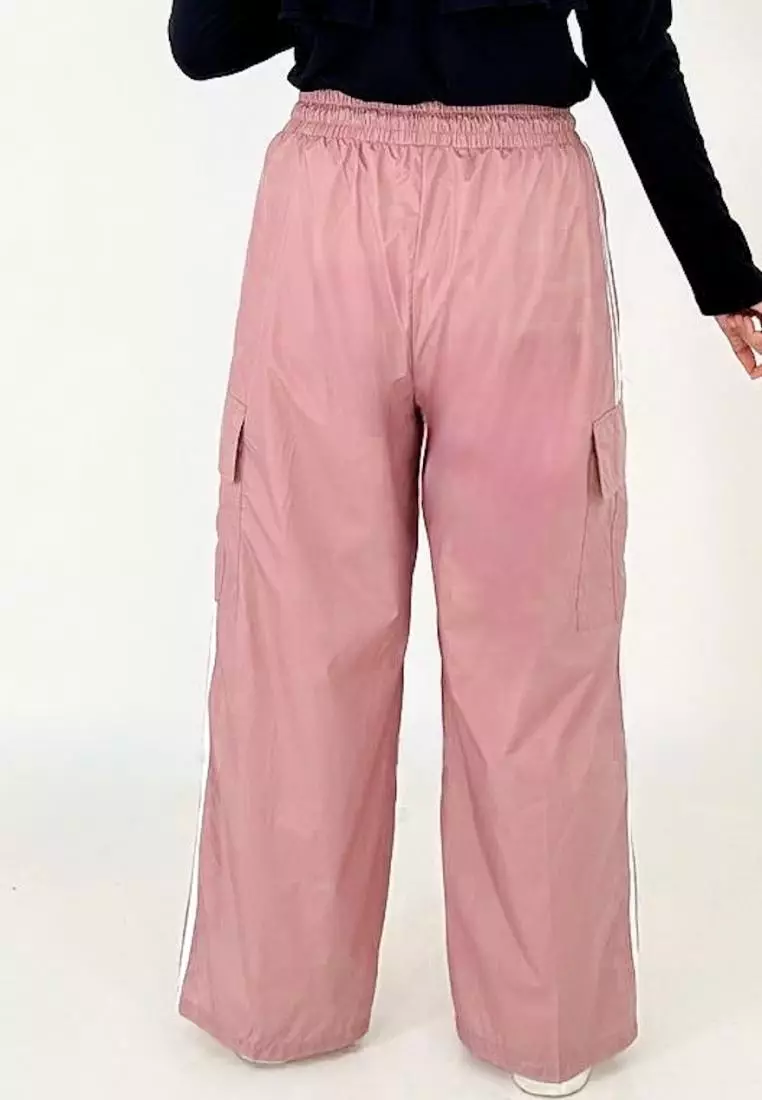 Daily Cargo Pants (Celana Panjang Kargo Muslimah) Pink