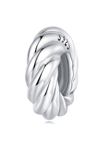925 Signature silver 925 SIGNATURE Solid 925 Signature Silver Twisted Bun Charm 2B3FCACAC33BDDGS_1