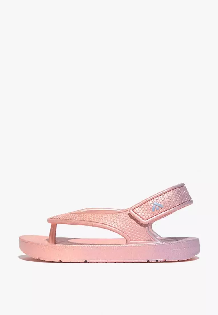 Discount on Fitflop  shoes - SKU: Fitflop Iqushion Kid's Toddler Ombre-Pearl Flip-Flops - Blushy Mix