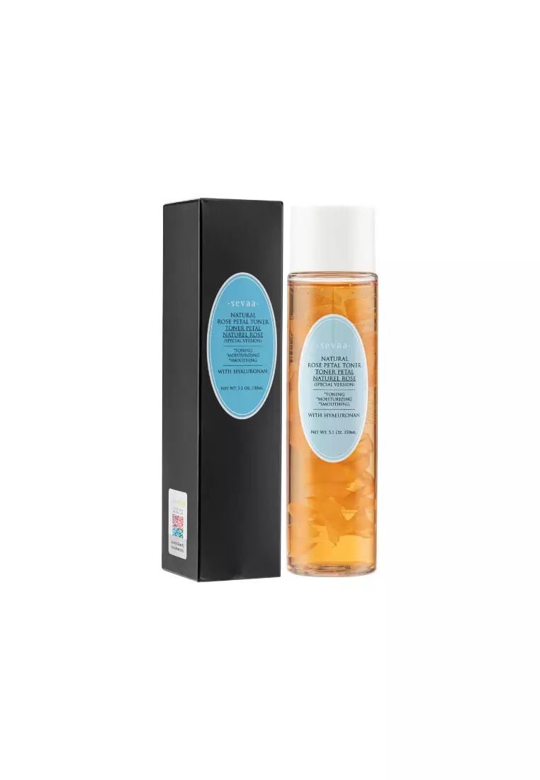 SEVAA Natural Rose Petal Toner (with hyaluronan) 150ml