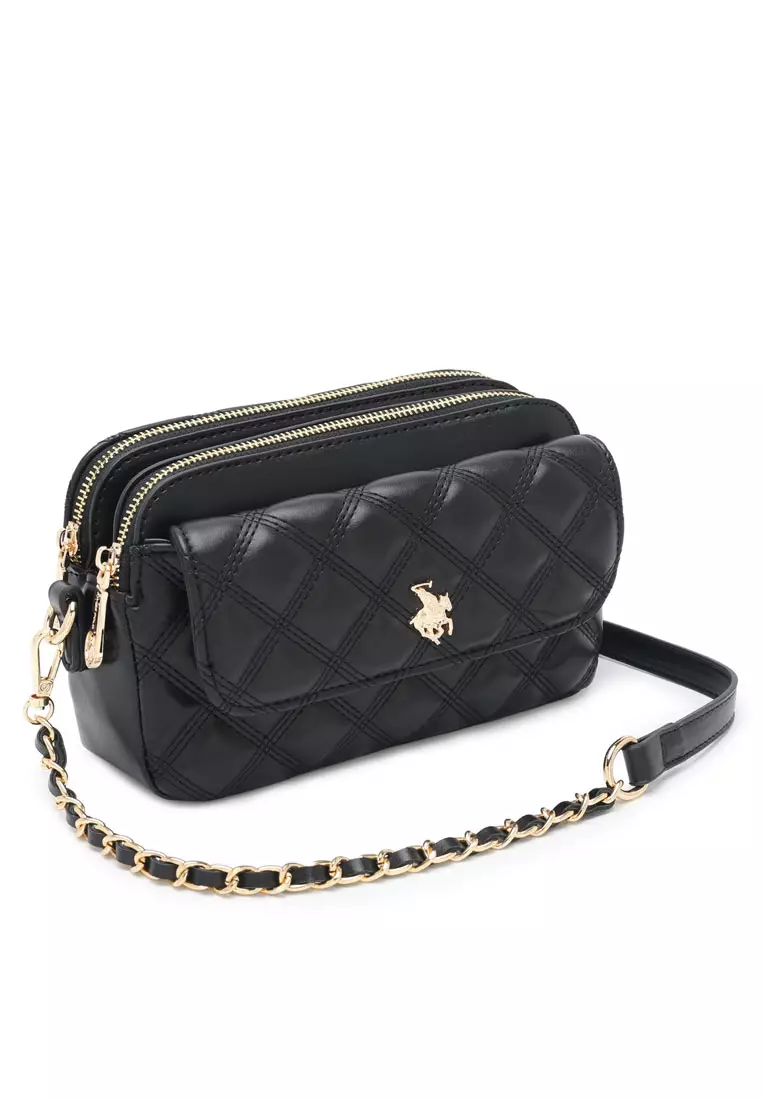 Women's Shoulder Bag / Sling Bag / Crossbody Bag - Black