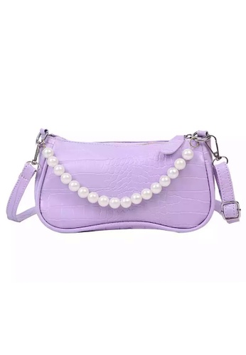Buy Glamorbit Bebe Trendy Purple Women Baguette Bag 21 Online Zalora Singapore