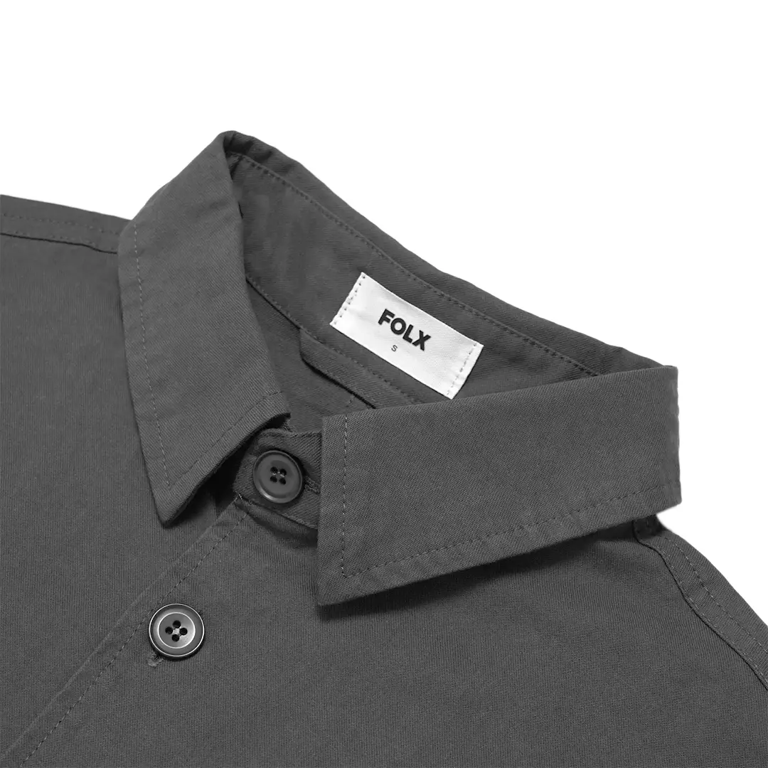 Open Pocket Woven Jacket Grey