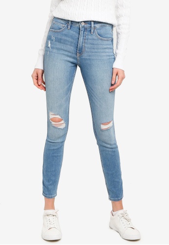 Buy Hollister High Rise Super Skinny Jeans Online Zalora Singapore
