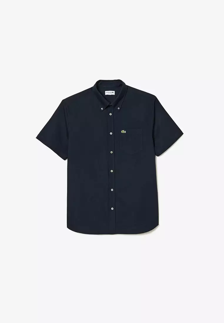 Regular Fit Short Sleeved Oxford Shirt