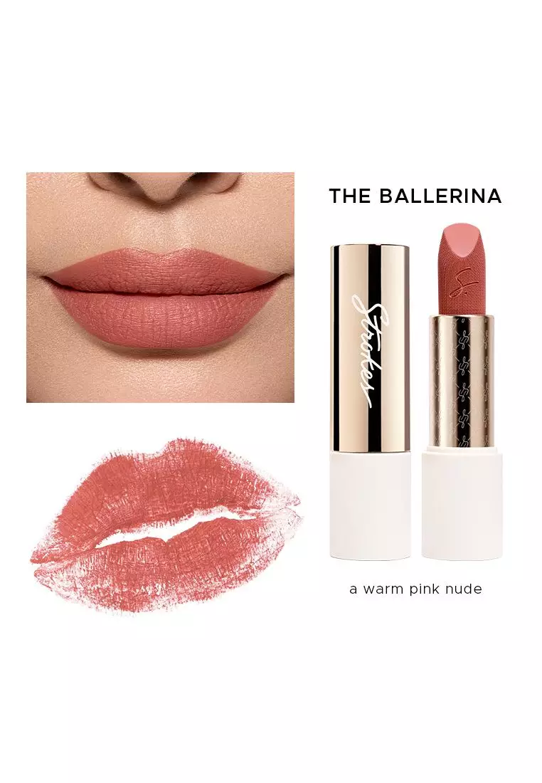 Discount on Strokes  shoes - SKU: Strokes Velvet Matte Kiss Bullet Lipstick in The Ballerina