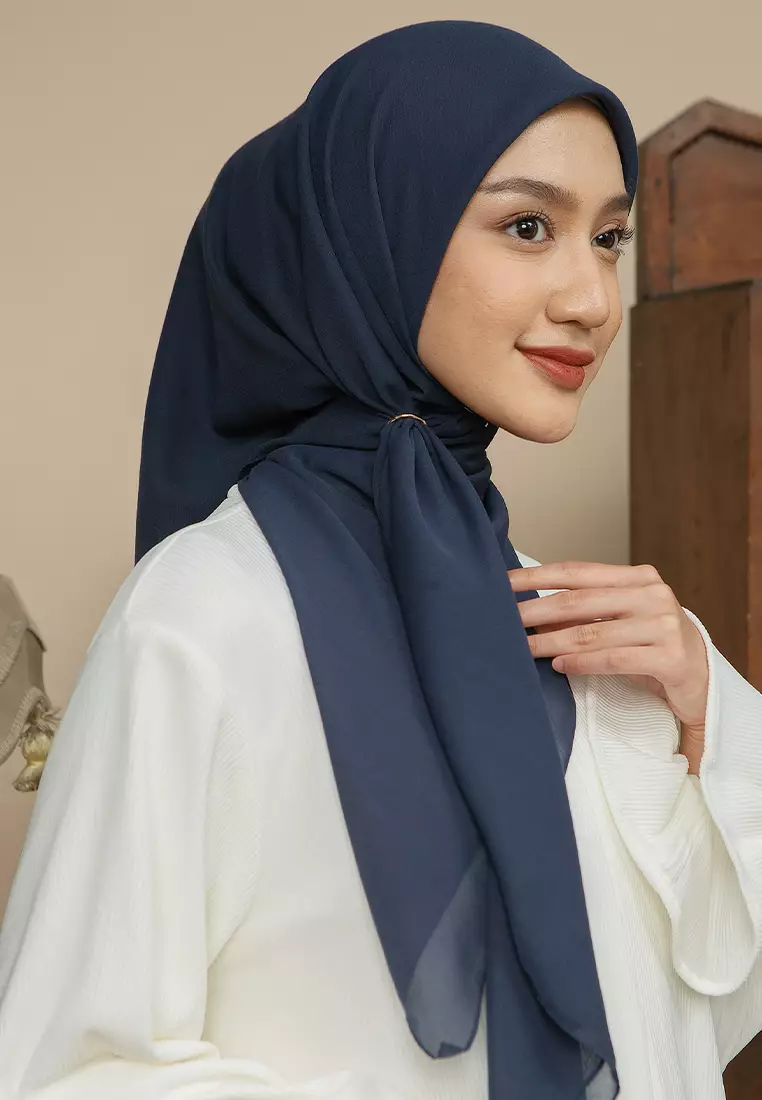 Nala Voal Square Medium Blue